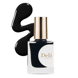Deli Beauty Lure in Vivid Nail Polish, BK901 Vivid Black, 10ml, 1 piece / 델리뷰티 루어 인 비비드 매니큐어, BK901 비비드 블랙, 10ml, 1개