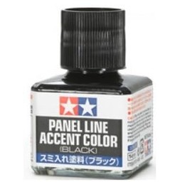 Make Your Day Panel Line Accent Color, Black, Brown, and Gray, 40ml (Pack of 3) Paintbrushes