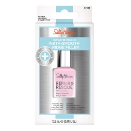 Sally Hansen Sally Hansen - Repair + Rescue Insta-Smooth Ridge Filler, Formulated with Hyaluronic Acid, Self-Leveling Primer, Nail Polish Base Coat