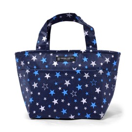 COLORFUL CANDY STYLE ND400700 Antibacterial Lunch Tote Bag Tote Bag Sub Bag Brilliant Star (Navy Blue)