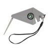 2PCS 6 in 1 Outdoor Knife Sharpener with Compass Survival