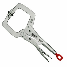 Locking C-Clamp, 11In, Chrome Plated, 1Pc