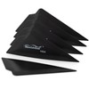 NEWISHTOOL 5-Pack Window Tint Tools Triangle Squeegee, 100A Hardness Black