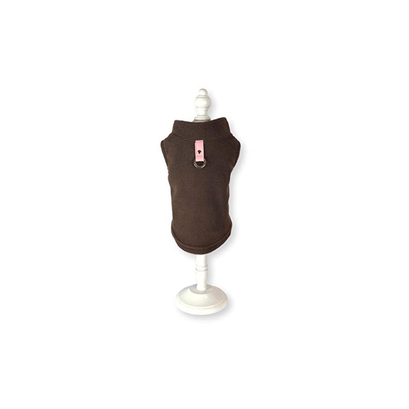 Dog Fleece Harness Vest Jumper Sweater Coat for Small Breed