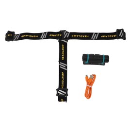 Rechargeable Headlamp Flashlight 800LM Outdoor Camping Headlamp SST40 Spotlight Floodlight with Adjustable Headband for Outdoor K95