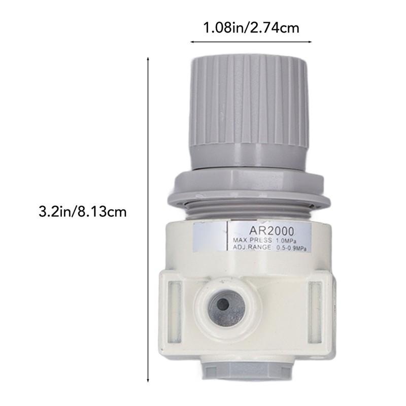 Air Compressor Replacement Pressure Regulator AR2000 1/2 Inch NPT Air