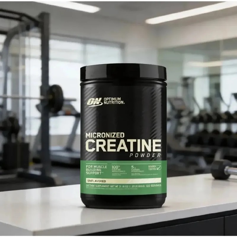 Creatina Monohidratada Optimum Nutricion 120 Porciones Sin S Sin Sabor