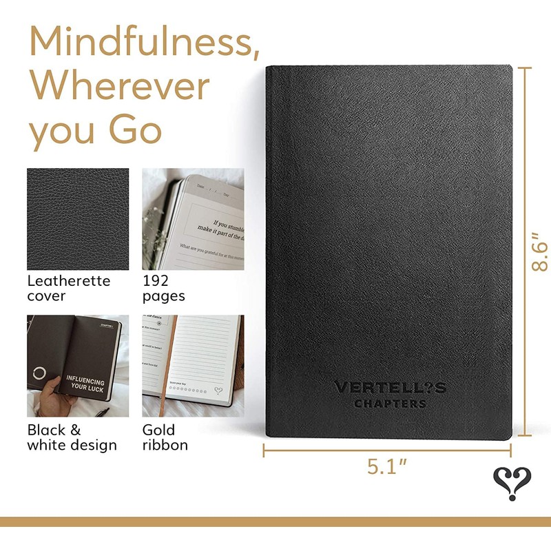 Vertellis Chapters | 13-Week Self Care Journal | 3-IN-1 Gratitude