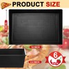 RimCereal 6 Pcs Detroit Style Pizza Pan 10 x 14