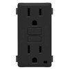Leviton Onyx Black GFCI Outlet Kit 15A Renu