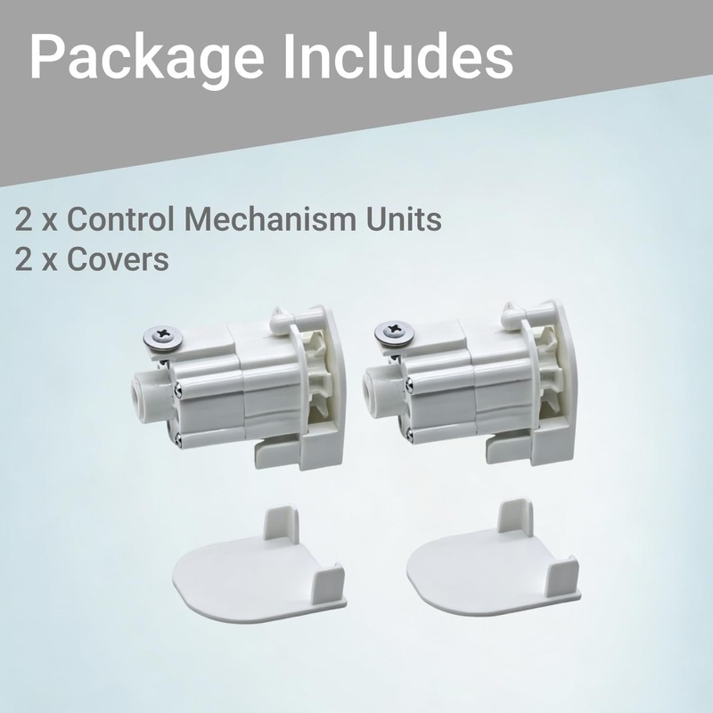 Truvofitix 2Pcs Roman Blind Control Mechanism Units Heavy Duty, 2