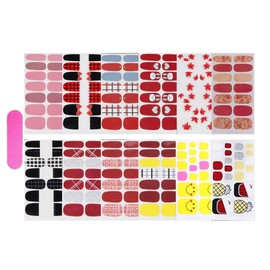 Nail Seals, Set of 12, Just Stick, Nail Wrap, Nail Stickers, Nail Accessories, Women's, Gift, Cute, Popular, Fashionable, Nail Parts (10129)