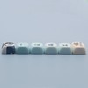 Cmokifuly MOA Shape Keycaps, Cute Cow Shape Custom Keycaps, 142