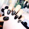 24pcs Nail Tips, Gel Nail Lighting, Solid Color Nail Tips,