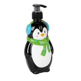 Christmas Novelty Hand Soap with Pump - Penguin Berry Icicle 5861