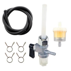 MCHNIC Fuel Tap M16 x 1 with Petrol Hose Fuel Filter for Simson, MZ, AWO, IWL, IFA, EMW R35, DKW RT 200, NSU Max