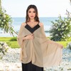 Women's Sheer Chiffon Scarves and Wraps – Elegant Plain Shawl