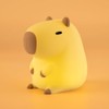UNEEDE UNEEDE Capybara Night Light, Cute Animal Silicone Nursery Night