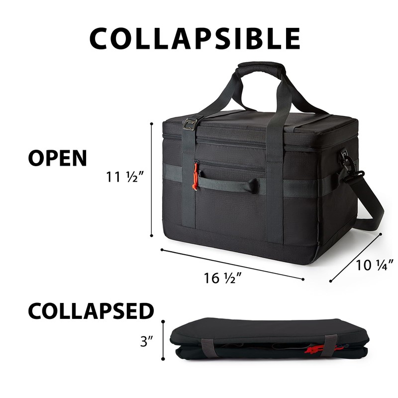 TOURIT Insulated Collapsible Cooler Bag, 48-Can 32L Large Soft Cooler