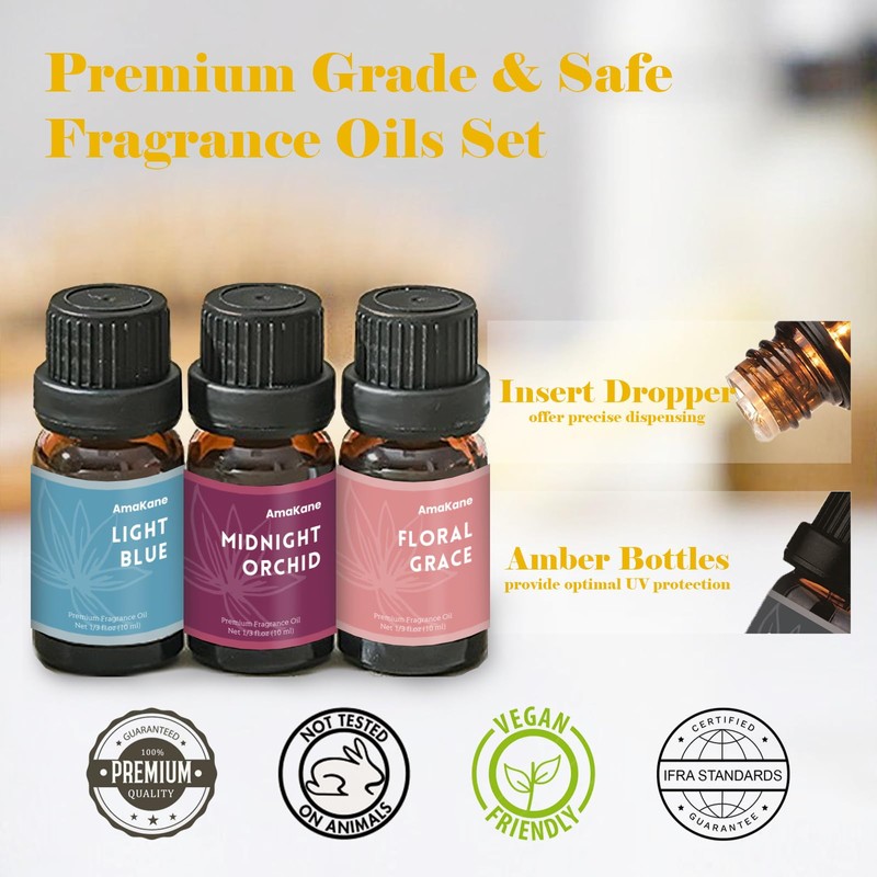 AmaKane Hotel & Feminine Fragrance Oils, AmaKane Fragrance Oil for