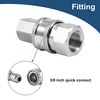 Raincovo Pressure Washer Quick Connect Fittings, 3/8 Inch Adapter Set,