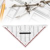 Acrylic Drafting Triangle Ruler Plain Tool with Handle