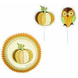 Wilton Mystic Autumn Combo Pack Baking Cups, 24 Count