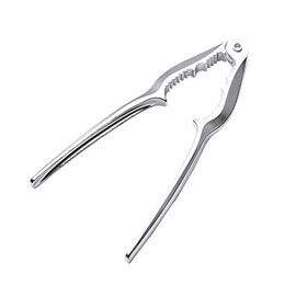 Restaurantware Met Lux 5.7 Inch x 1.5 Inch Lobster Cracker 1 Single Jaw Crab Leg Cracker - Ergonomic Corrosion Resistant Steel Seafood Cracker Easy To Use For Seafood