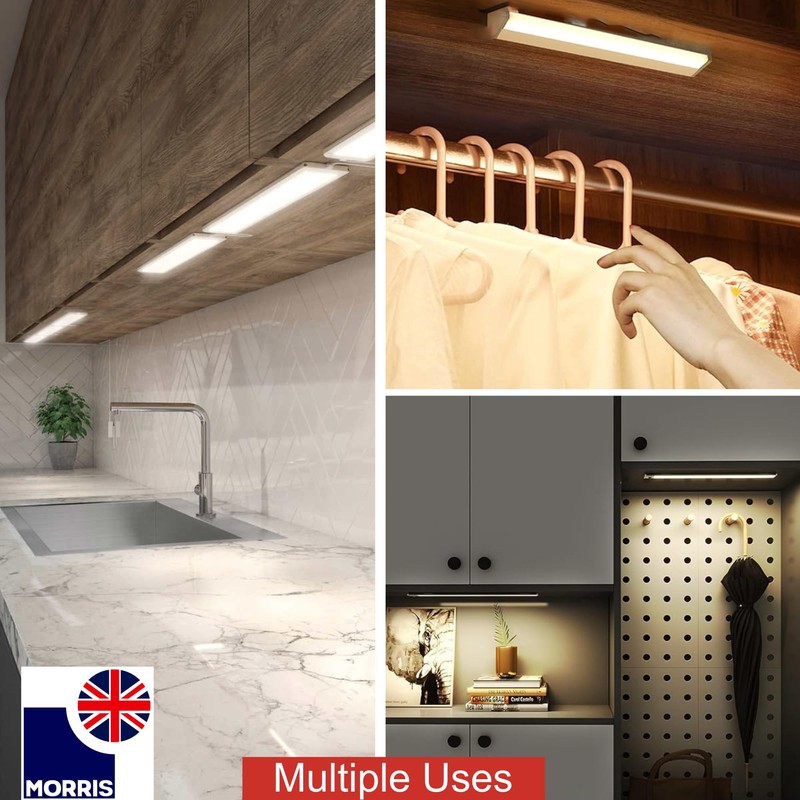 Morris LED Under Cabinet Light Linkable 3 Colours in 1