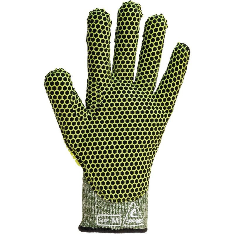 Cressi HEX Grip Gloves, Lime, XL