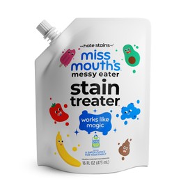 Miss Mouth's Messy Eater Stain Treater - 16oz Refill - Newborn & Baby Essentials - No Dry Cleaning Food, Grease, Coffee Off Laundry, Underwear, Fabric