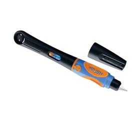 Pelikan 820295 Griffix Fountain Pen for Left-Handed Users with Twist Cap, Neon Black, 1 Piece in Folding Box