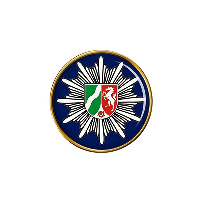 Police North Rhine-Westphalia Badge, Metal
