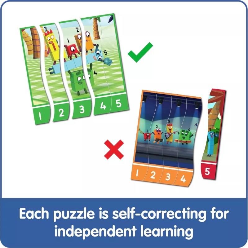 Hand2mind Set Rompecabezas Numberblocks Juguete Didáctico Niños