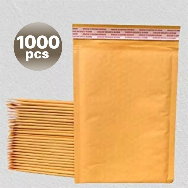 Yens® SuperPackage® 1000 #000+XL 5 X 7 Kraft Bubble Mailers