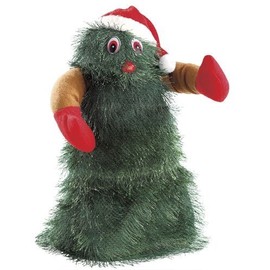 infactory Singing Christmas Tree: Singing Dancing Christmas Tree Swinging Xmas Tree 27 cm (Singing Tree, Dancing Christmas Tree, Santa Claus)