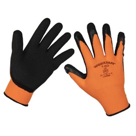 Foam Latex Gloves (Large) - Pack of 12 Pairs