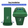 PAHTTO Trash Can Lock 2 Pack, Lid Lock for 30-54