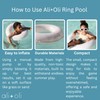 Ali+Oli Summer Collection, Swim Ring for Kids, Inflatable Cute Pool