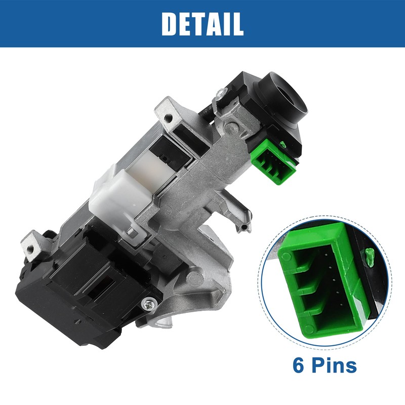 X AUTOHAUX 35100-SDA-A71 Ignition Switch Lock Cylinder Assembly with 2