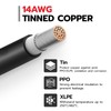 HCOVTXR 14AWG Solar to XT60 Extension Cable 33FT, 6-in-1 Solar