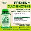 DAO Enzyme Supplement Diamine Oxidase Histamine, 60 Capsules