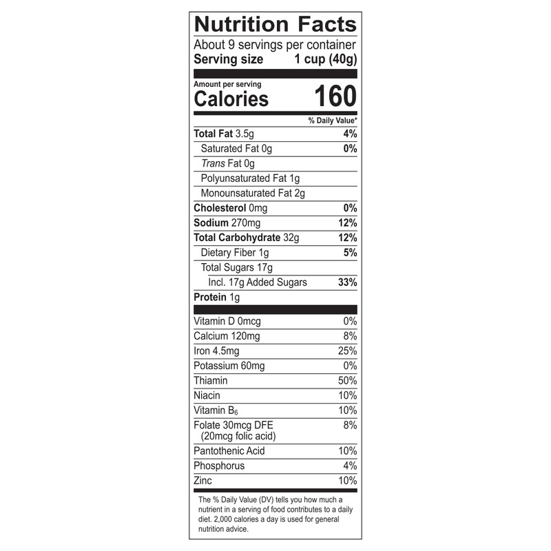 Post Honey Maid S'mores Breakfast Cereal Sweetened Corn and Wheat