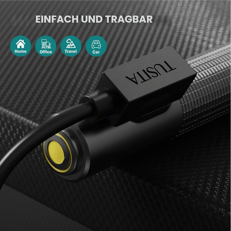 TUSITA Magnetic Charger Charging Cable Compatible with LEDLENSER P&H Models