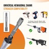 Ground Rod Driver for Hex Shank, Rotary Hammer Drill for