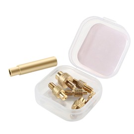 Einschmelzhilfe Set-7 Stück Lötkolbenspitzen, 3D Drucker Zubehör,für Gewindeeinsätze/Einschmelzmuttern M2 / M2.5 / M3 / M4 / M5 / M6 / M8