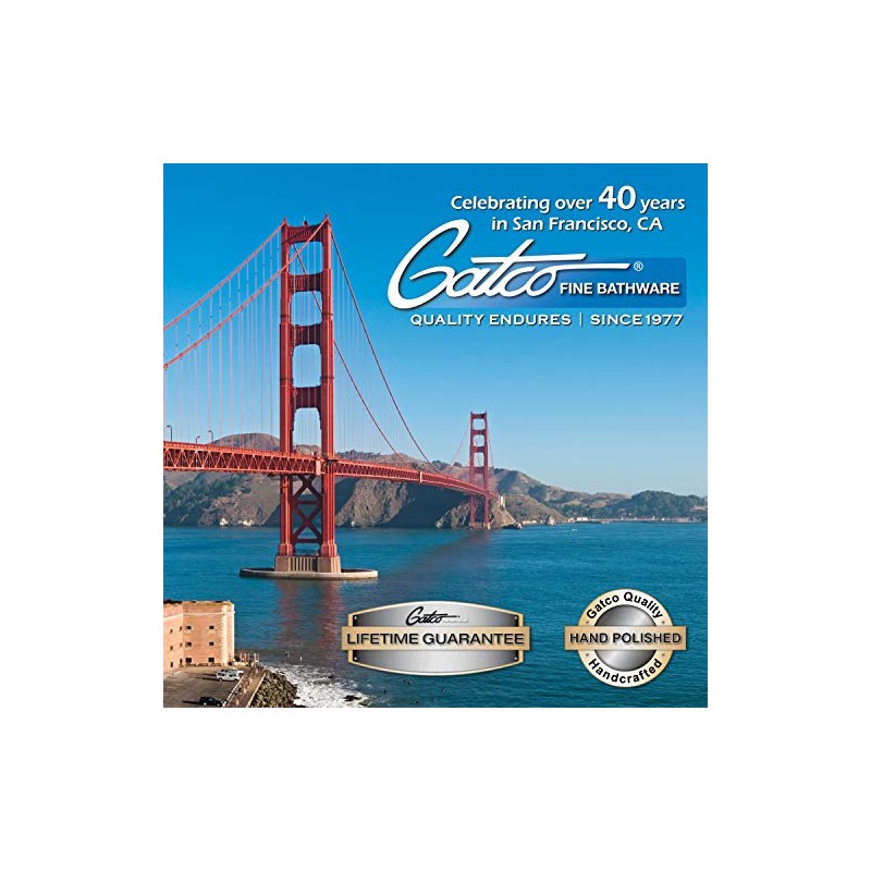 Gatco 1296, Modern Decor Wall Hook. Coat Hat Towel Robe