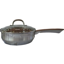 PARINI Stainless Steel Parini Signature Series 9.5" Pan Chicken Fryer with Lid