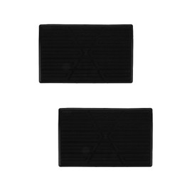 Gatuida 2pcs Car Floor Mat Carpet Patch Carpet Repair Patch Auto Floor Mat Cars Floor Protector Vehicle Floor Mats Car Floor Carpet Auto Pedal Pads Car Supplies Area Rugs Rubber Black