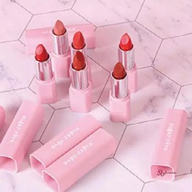 ShopFreeB05 슈가레브 매트 립스틱 핑크 잘안지워지는 워터프루프 코랄nop747 Sugar Rev Matte Lipstick Pink Long-lasting Waterproof Coral nop747 [1. Peachiness]